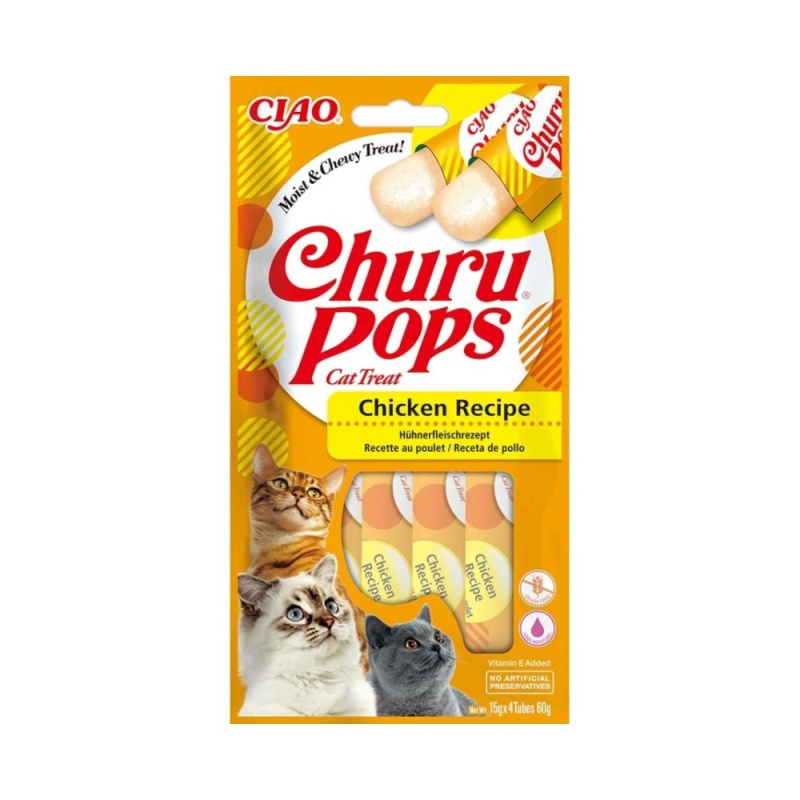 Pochoutka Churu Pops kuře 4x15g