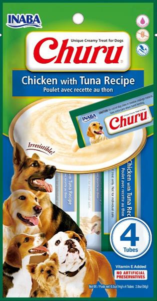 Churu Dog Chicken with Tuna 4x14g