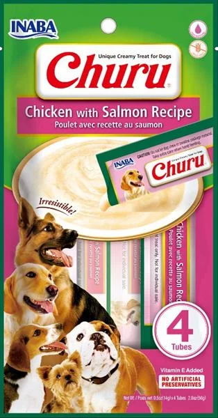 Churu Dog Chicken with Salmon  4x14g