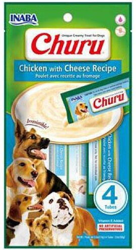 Churu dog snack kuře a sýr 4x14 g
