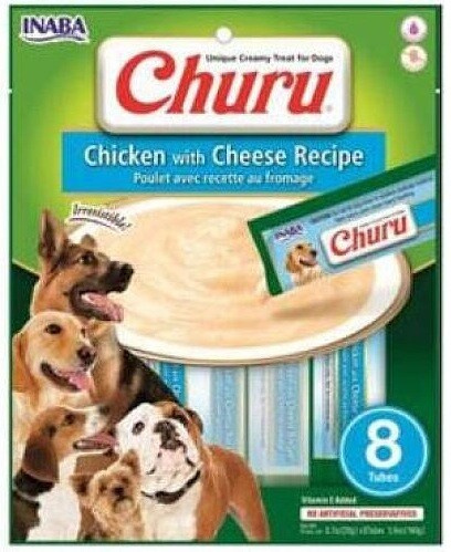 Churu dog snack kuře & sýr 8x 20g