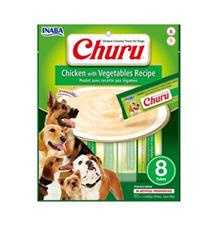 Churu dog snack kuře & zelenina 8x 20g