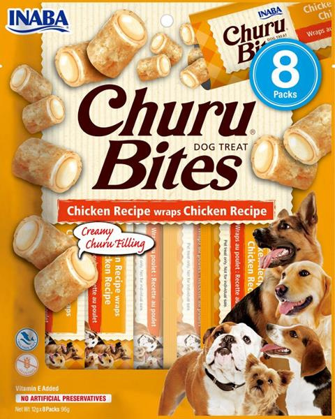 Churu Dog Bites Chicken wraps Chicken 8x12g