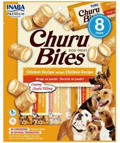 Churu Dog Bites Chicken wraps Chicken 8x12g