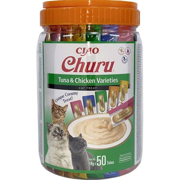 Churu Cat Tuna&Chicken Varieties 50P