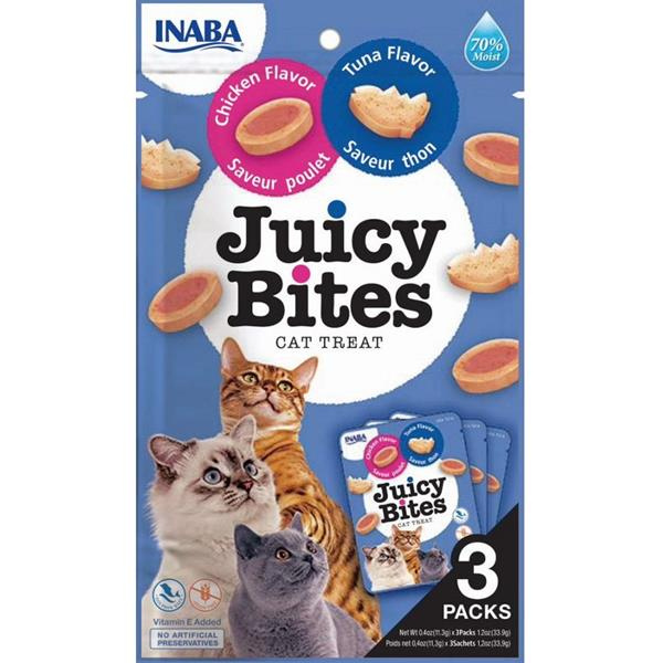 Churu Cat Juicy Bites Chicken&Tuna Flavor  3x11,3g