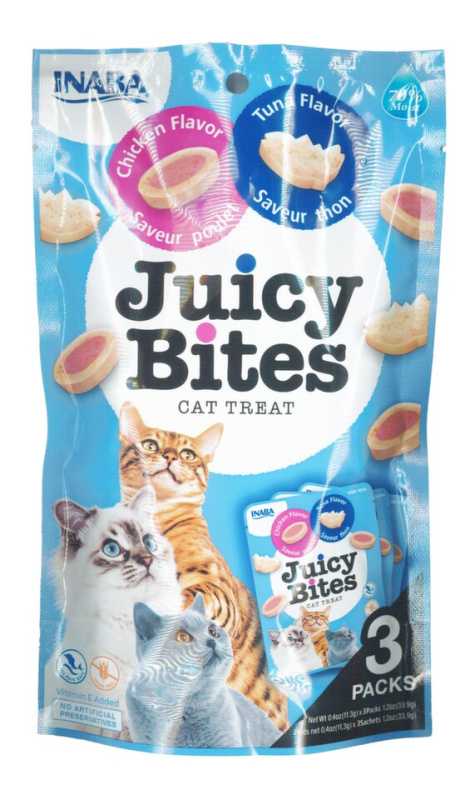 Churu Cat Juicy Bites Chicken&Tuna Flavor  3x11,3g