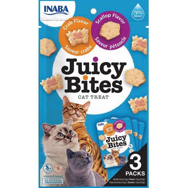 Churu Cat Juicy Bites Scallop&Crab Flavor 3x11,3g