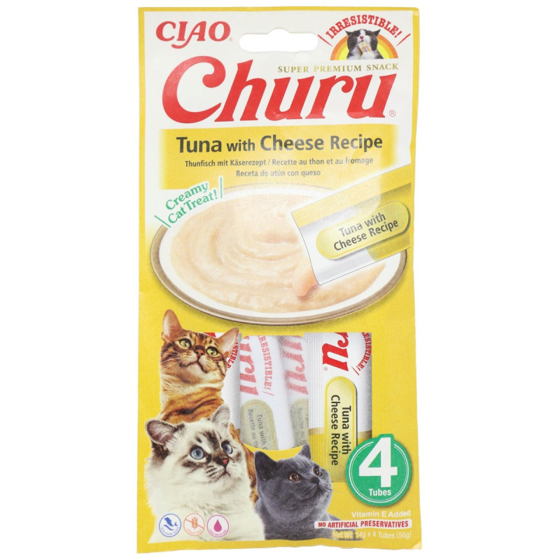 Churu Cat Tuna with Cheese Recipe 4x14g