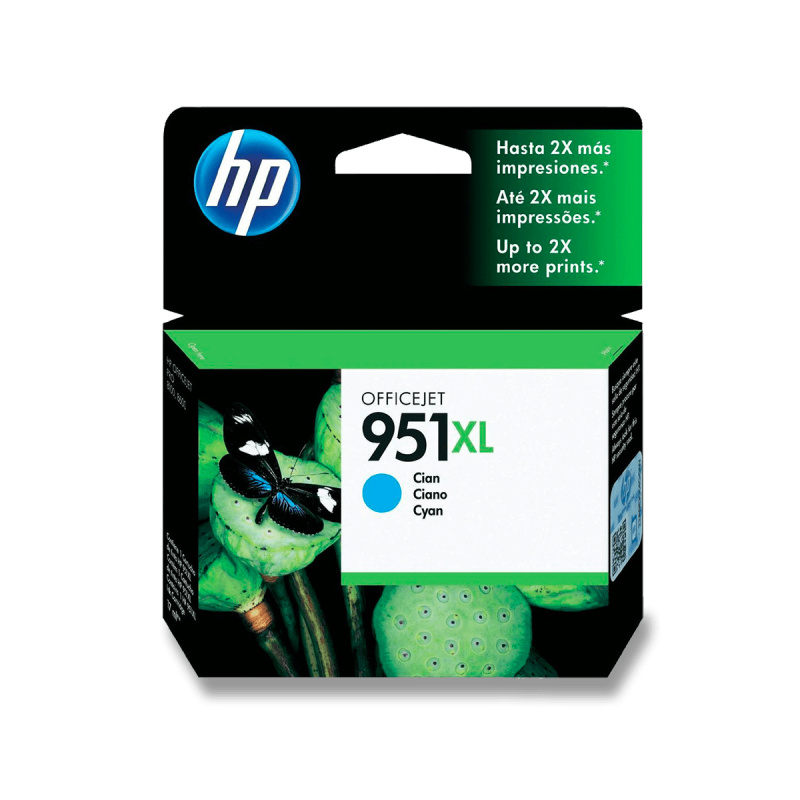 HP - cartridge CN046AE, cyan (modrá) č. 951 XL pro inkoustové tiskárny