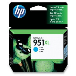 HP - cartridge CN046AE, cyan (modrá) č. 951 XL pro inkoustové tiskárny