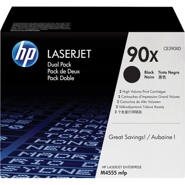 HP CE390XD Černá