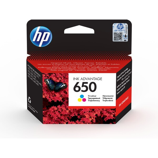 Kazeta inkoustová HP CZ102AE/650, tříbarevná