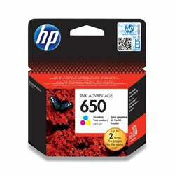 Kazeta inkoustová HP CZ102AE/650, tříbarevná