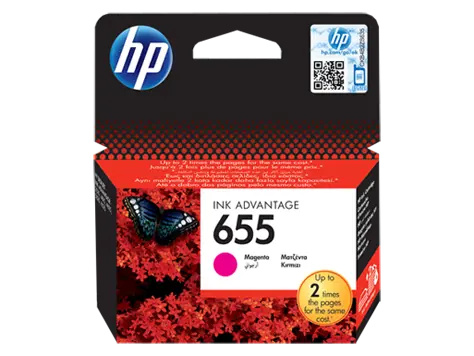 HP - cartridge CZ111AE Magenta č. 655 (červená) pro inkoustové tiskárny