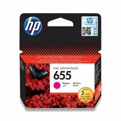 HP - cartridge CZ111AE Magenta č. 655 (červená) pro inkoustové tiskárny