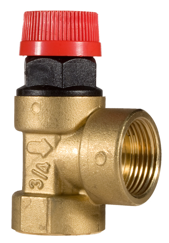 Pojistný ventil s vnitřním závitem 1/2'' - 10 bar