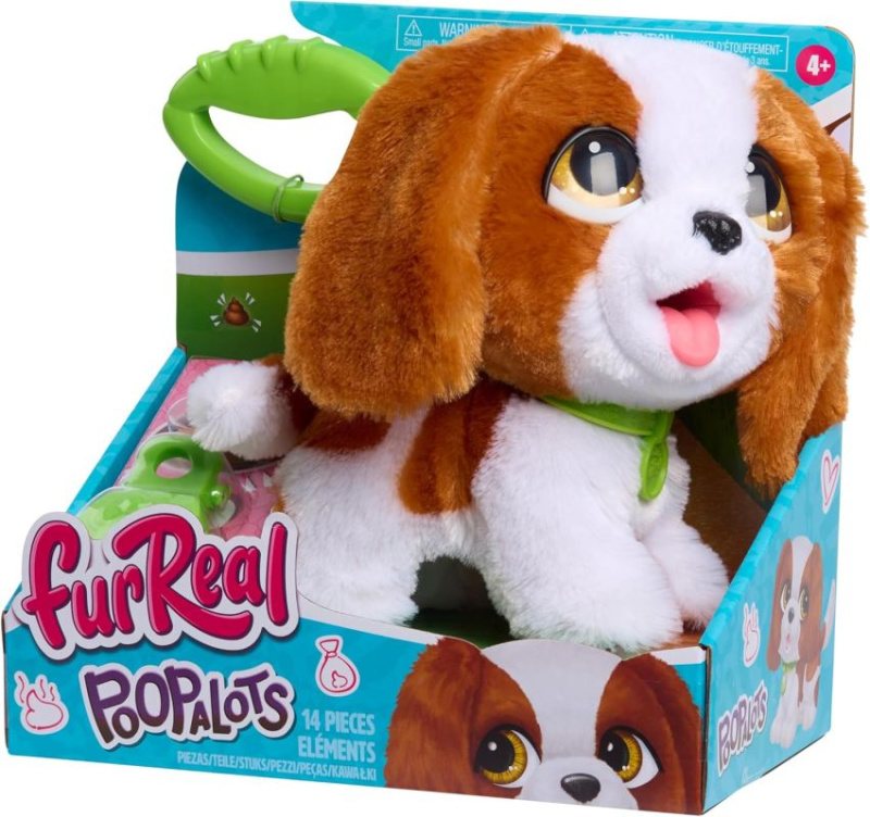 Hasbro FurReal Walkalots kavalír King Charles španěl