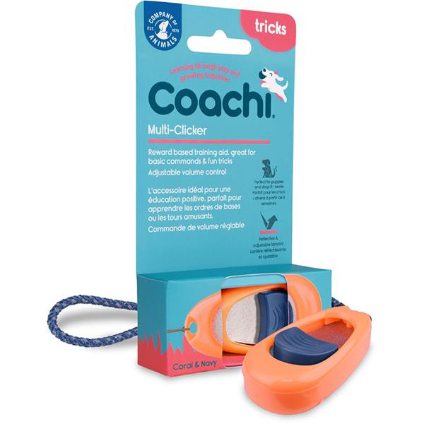 COACHI Multi-Clicker Tréninkový clicker oranžový 1 ks