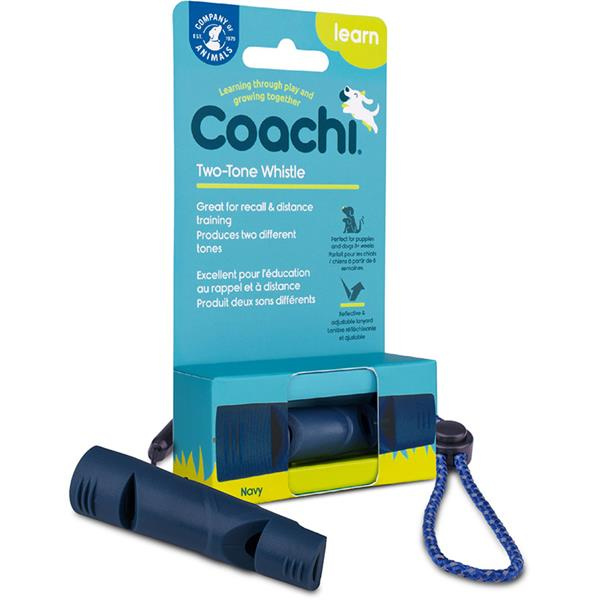 COACHI Training Whistle tréninková píšťálka 2 tónová modrá 1 ks