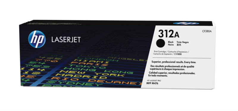 HP CF380A č. 312A Černá