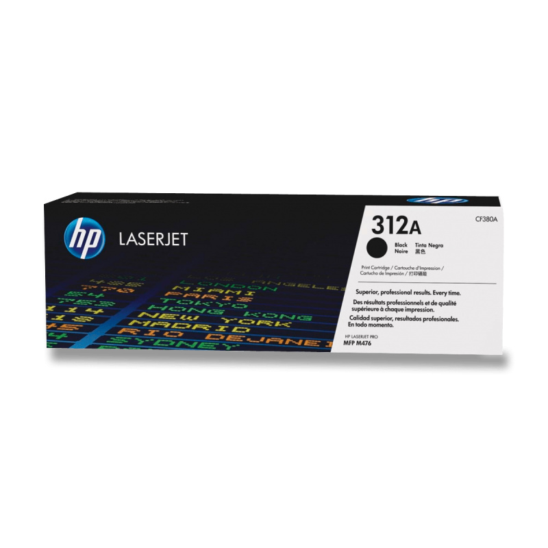 HP CF380A č. 312A Černá