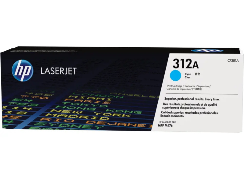 Toner HP CF381A/312A - azurový