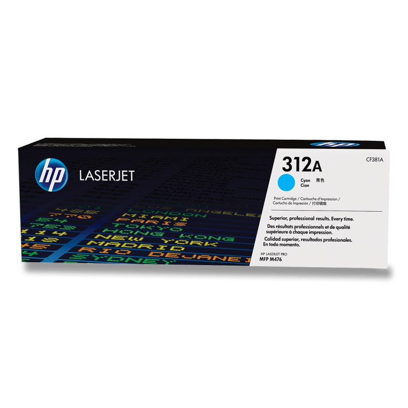Toner HP CF381A/312A - azurový