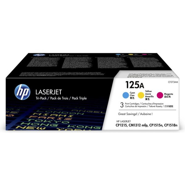 Sada tonerů HP CF373AM - barevná sada C, M, Y