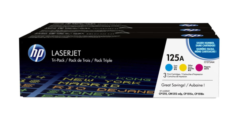 Sada tonerů HP CF373AM - barevná sada C, M, Y