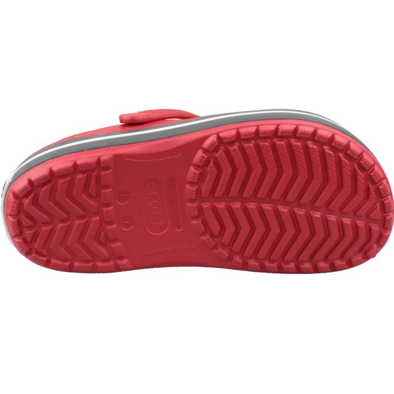 Unisex pánské a dámské nazouváky Crockband Clog U 11016-6EN Červená s šedou - Crocs červená 38/39