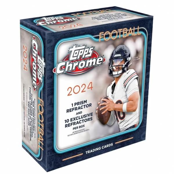 Topps 2024 Chrome Football Mega box NFL