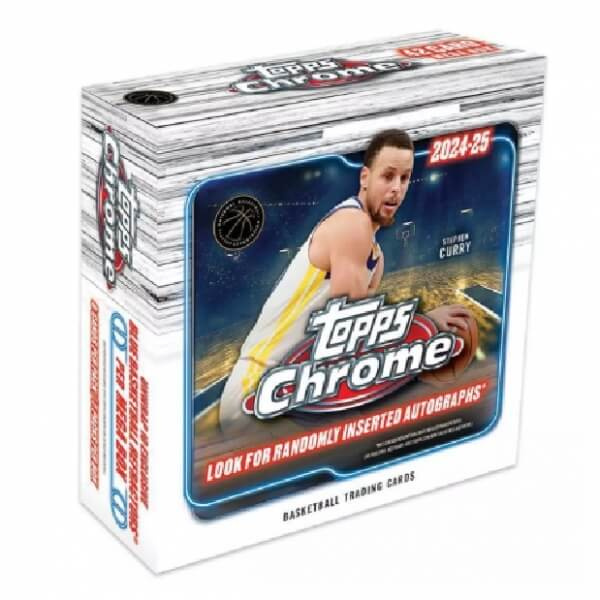 2025 Topps Chrome Basketbal - Mega Box
