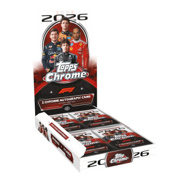 2026 Topps Chrome Formula 1 Hobby Box - karty F1