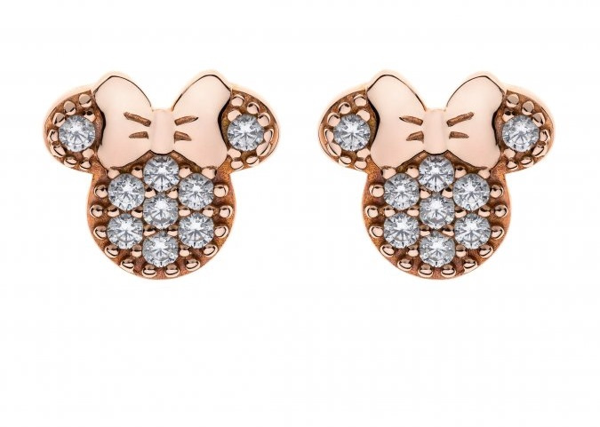 Disney Půvabné bronzové náušnice ze stříbra Minnie Mouse E904431PZWL