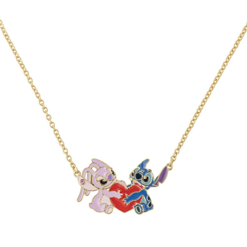 Disney Okouzlující náhrdelník s přívěskem Stitch a Angel Lilo & Stitch NF00777YRUL-18.PA