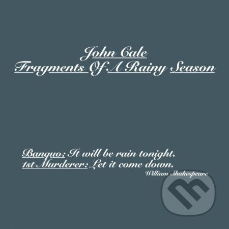 John Cale: Fragments Of A Rainy Season LP - John Cale, John Cale