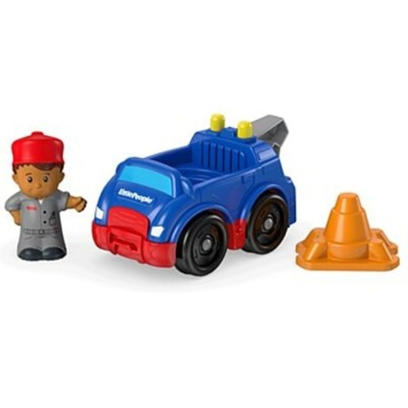 Fisher price little people odtahovka s řidičem, mattel chp49