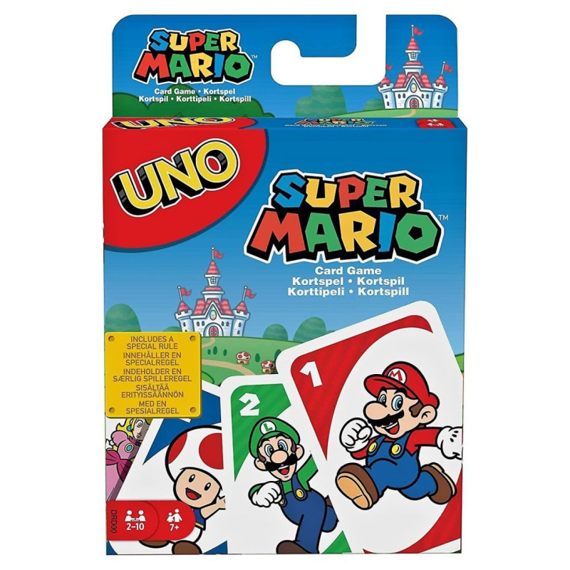 Karty uno super mario, mattel drd00