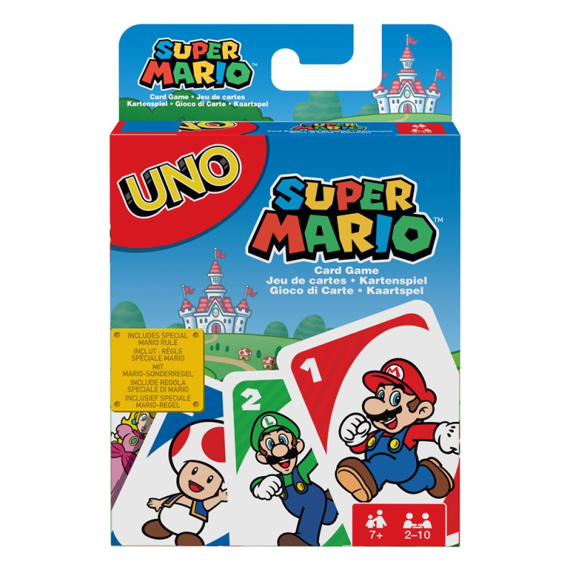 Karty uno super mario, mattel drd00