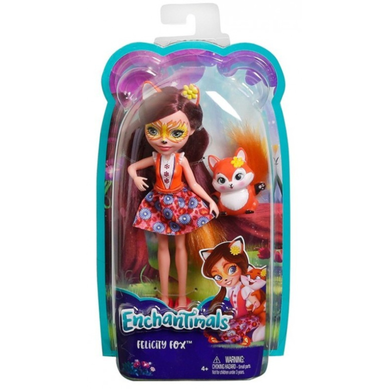 Enchantimals panenka se zvířátkem felicity fox, mattel dvh89