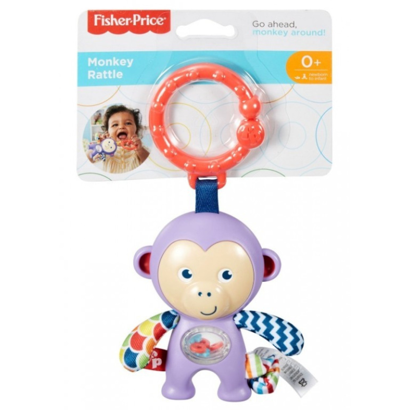 Fisher price závěsné zvířátko opička, mattel dyf91 (ffb64)