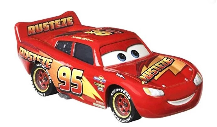 Cars 3 autíčko rusteze lightning mcqueen, mattel fgd64/dxv29