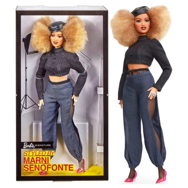 Mattel barbie sběratelská ve stylu marni senofonte "harém", fjh75