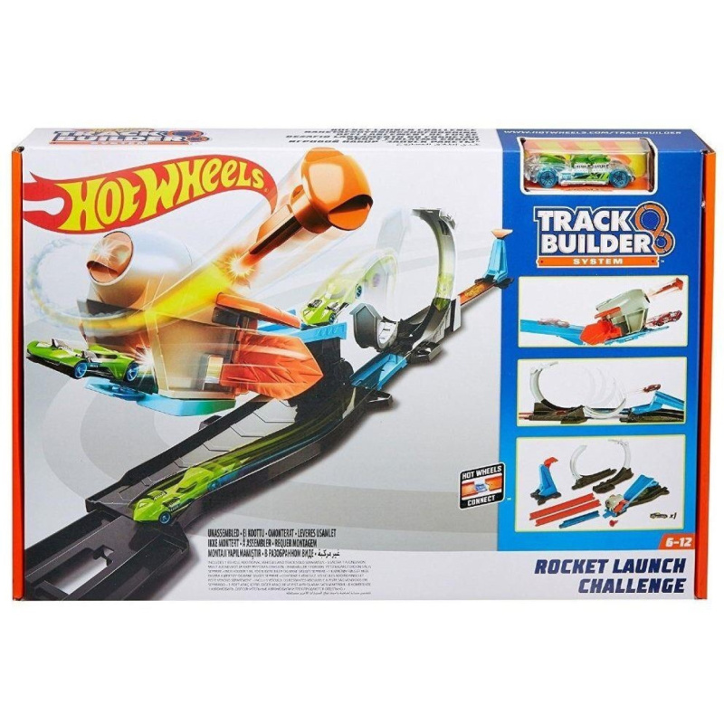 Hot wheels track builder výzva se smyčkou, mattel flk60