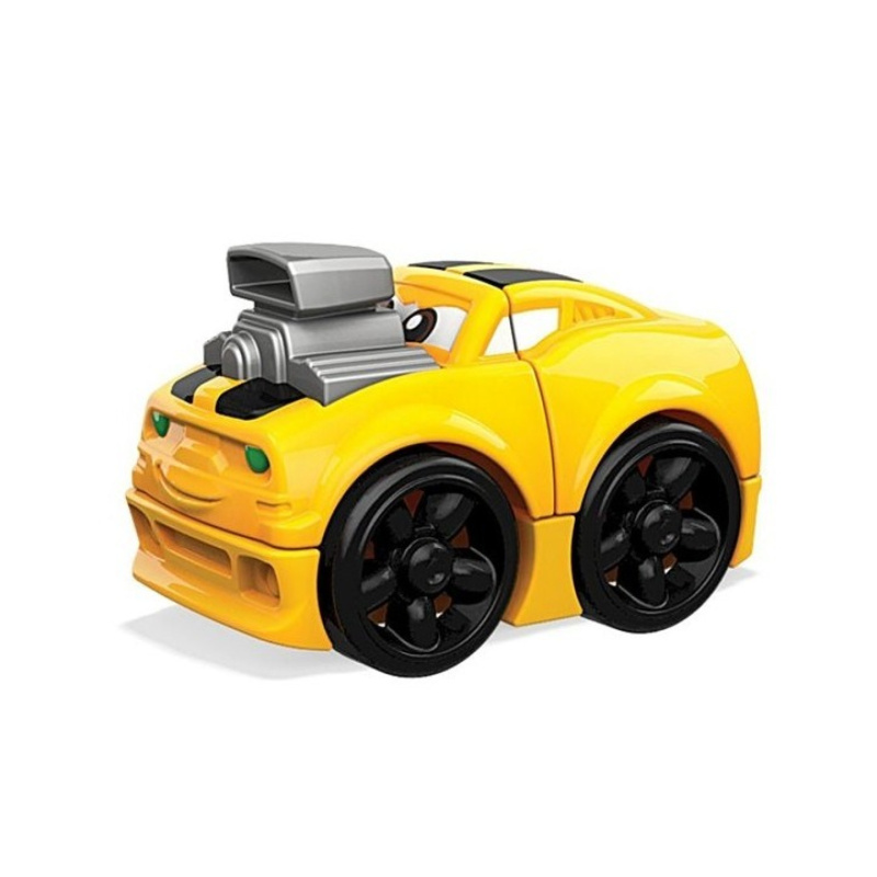 Mega bloks závoďák ryan žlutý