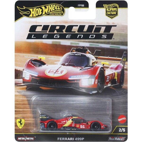 Mattel Hot Wheels Premium Car Culture (více druhů) Vícebarevná
