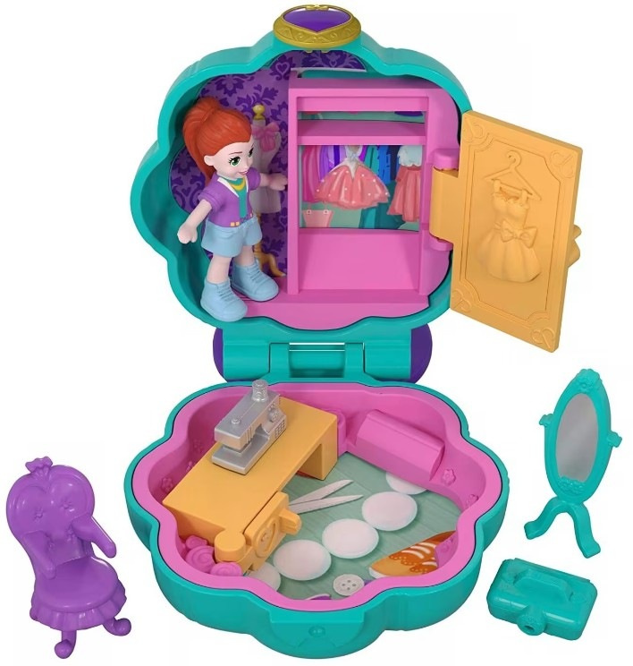 Mattel polly pocket panenka polly módní návrhářka, fry31