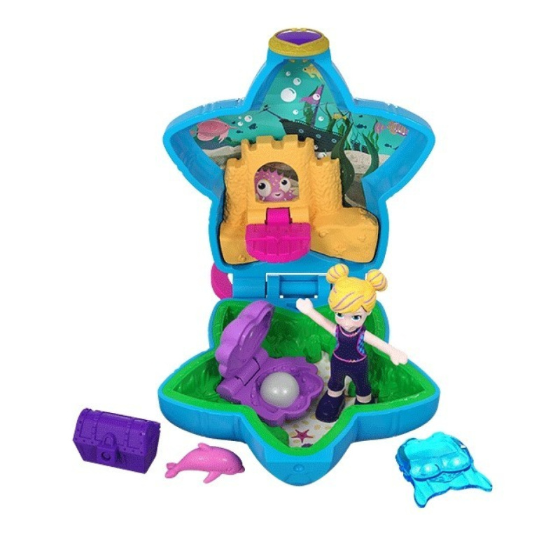 Mattel polly pocket panenka polly a delfín, fry33