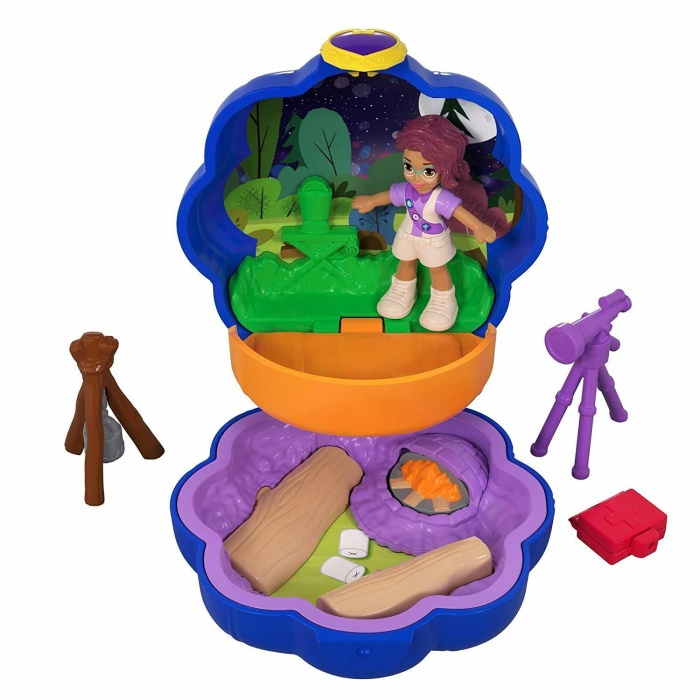 Mattel polly pocket panenka polly kempování, fwn40